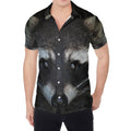 Raccoon Portrait Print Men's Shirt