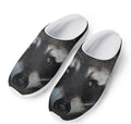 Raccoon Portrait Print Mesh Casual Shoes