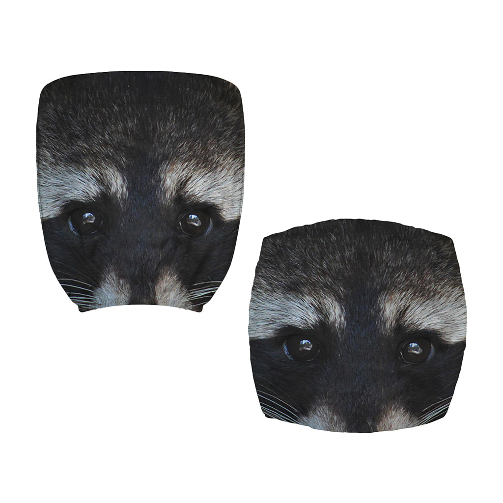 Raccoon Portrait Print Office Chair Cover