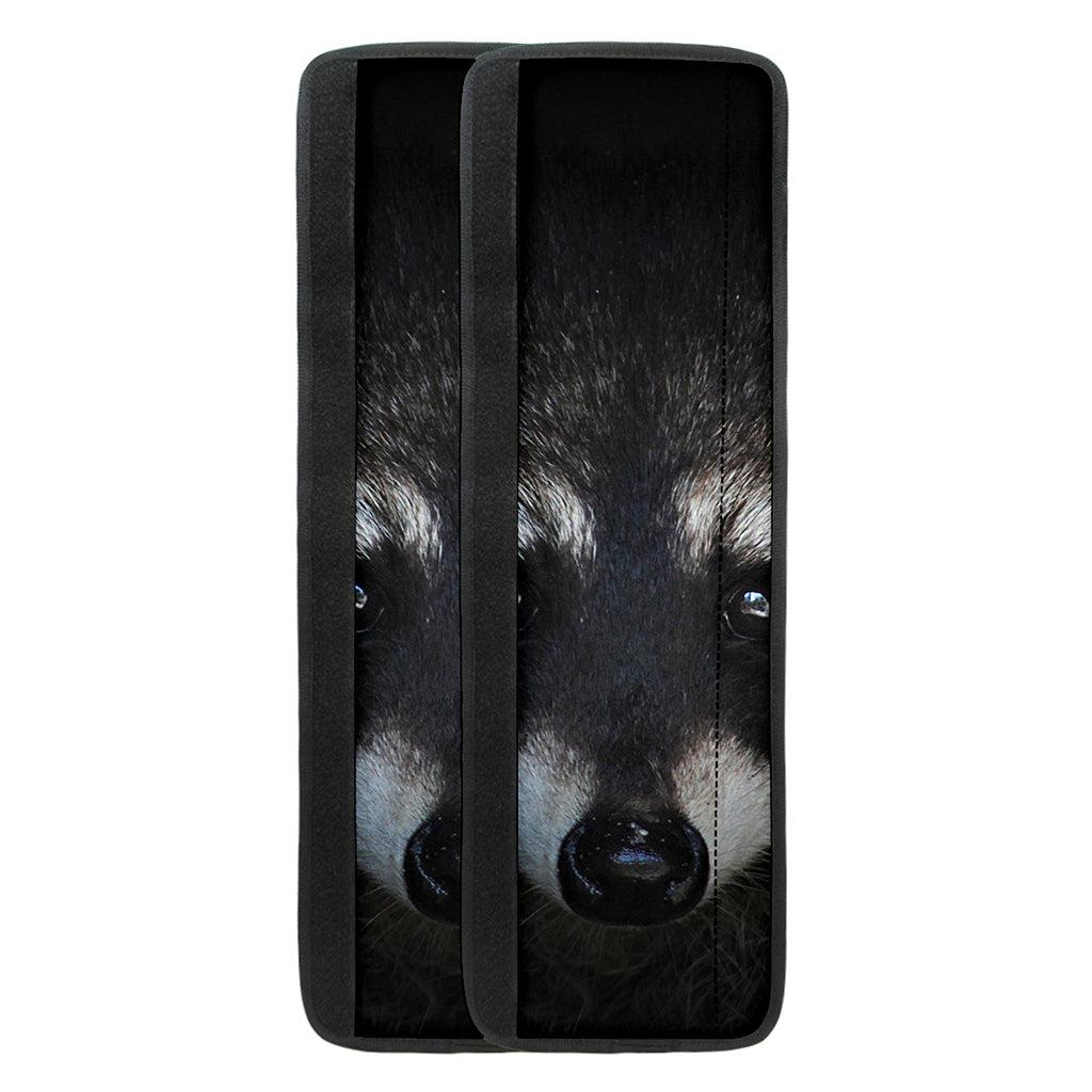 Raccoon Portrait Print Refrigerator Handle Covers