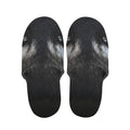 Raccoon Portrait Print Slippers