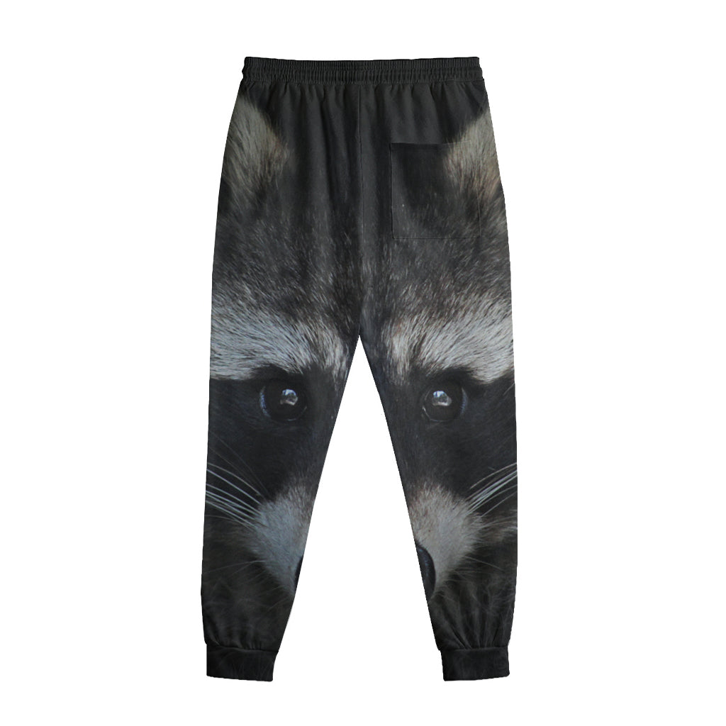 Raccoon Portrait Print Sweatpants