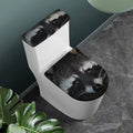 Raccoon Portrait Print Toilet Lid And Tank Cover Set