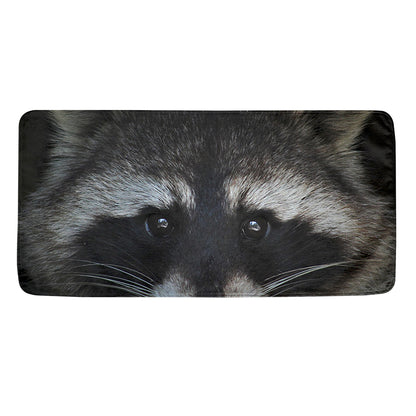 Raccoon Portrait Print Towel