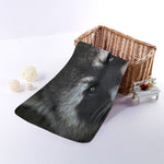 Raccoon Portrait Print Towel