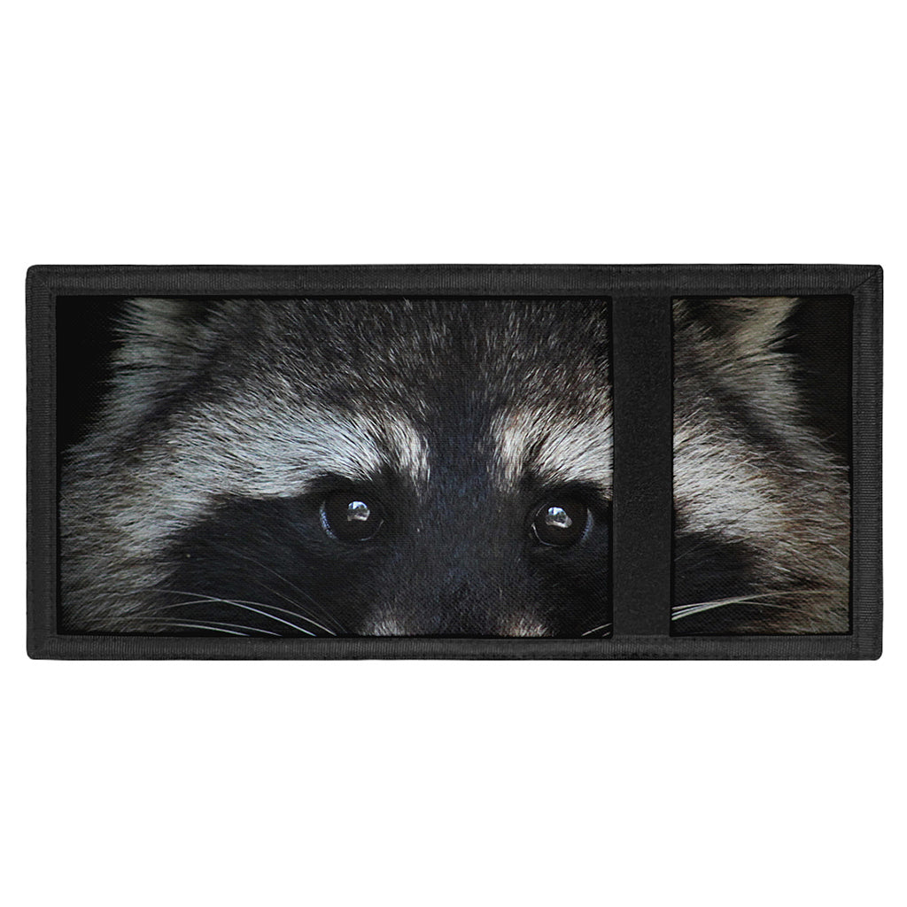 Raccoon Portrait Print Trifold Wallet