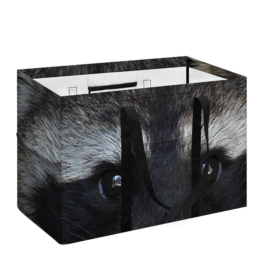 Raccoon Portrait Print Utility Tote Bag