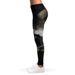 Raccoon Portrait Print Women's Leggings