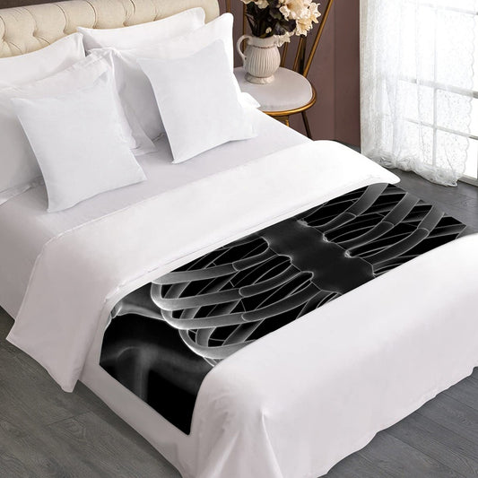 Radiologist X-Ray Film Print Bed Runner
