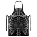 Radiologist X-Ray Film Print Bib Apron With Pocket