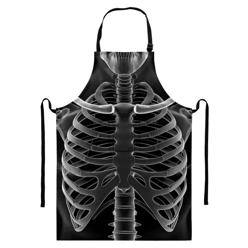 Radiologist X-Ray Film Print Bib Apron With Pocket
