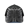 Radiologist X-Ray Film Print Black Mesh Trucker Hat