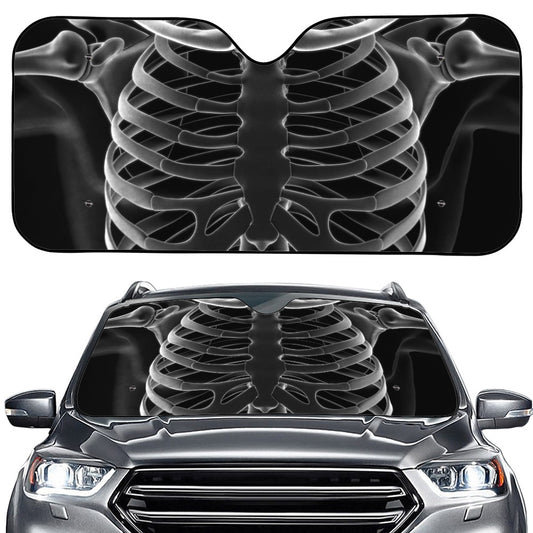 Radiologist X-Ray Film Print Car Windshield Sun Shade