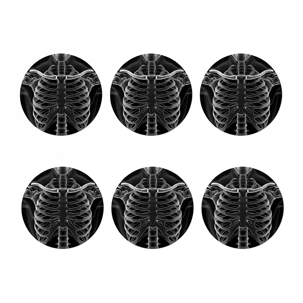 Radiologist X-Ray Film Print Coaster Set