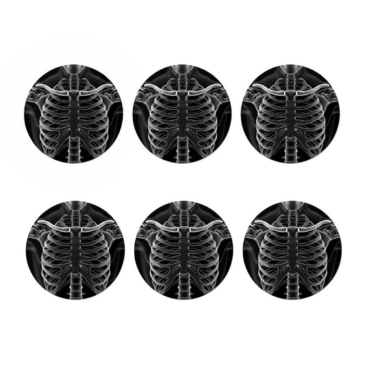Radiologist X-Ray Film Print Coaster Set