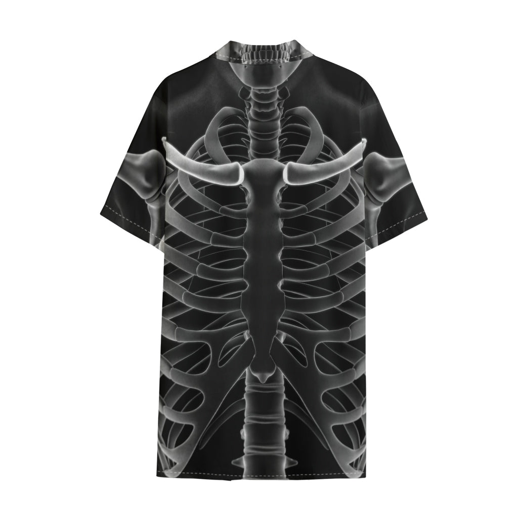 Radiologist X-Ray Film Print Cotton Hawaiian Shirt