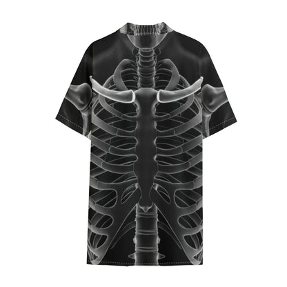 Radiologist X-Ray Film Print Cotton Hawaiian Shirt