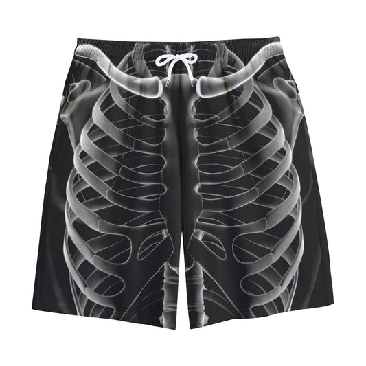 Radiologist X-Ray Film Print Cotton Shorts