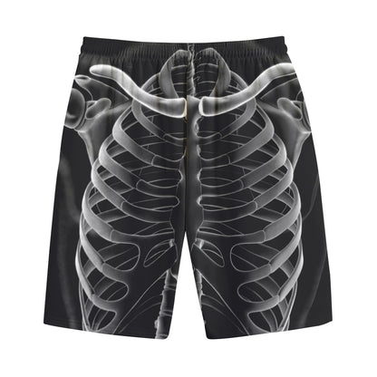 Radiologist X-Ray Film Print Cotton Shorts