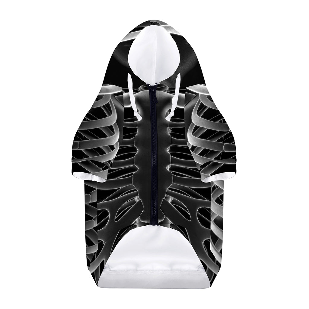 Radiologist X-Ray Film Print Dog Zip Up Hoodie
