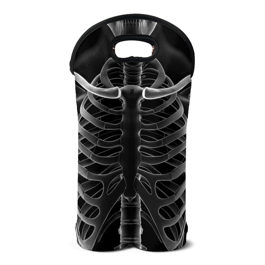 Radiologist X-Ray Film Print Double Neoprene Wine Tote