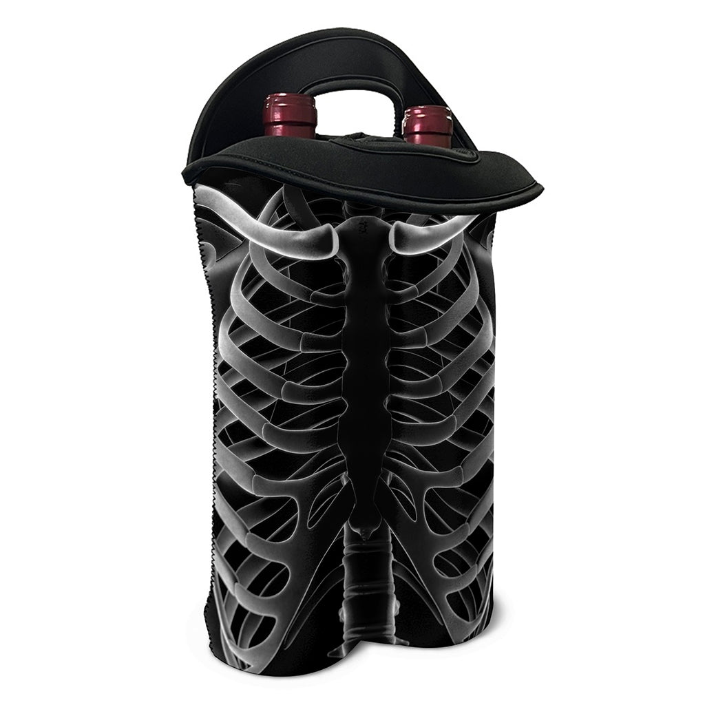 Radiologist X-Ray Film Print Double Neoprene Wine Tote