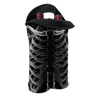Radiologist X-Ray Film Print Double Neoprene Wine Tote