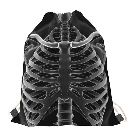 Radiologist X-Ray Film Print Drawstring Bag