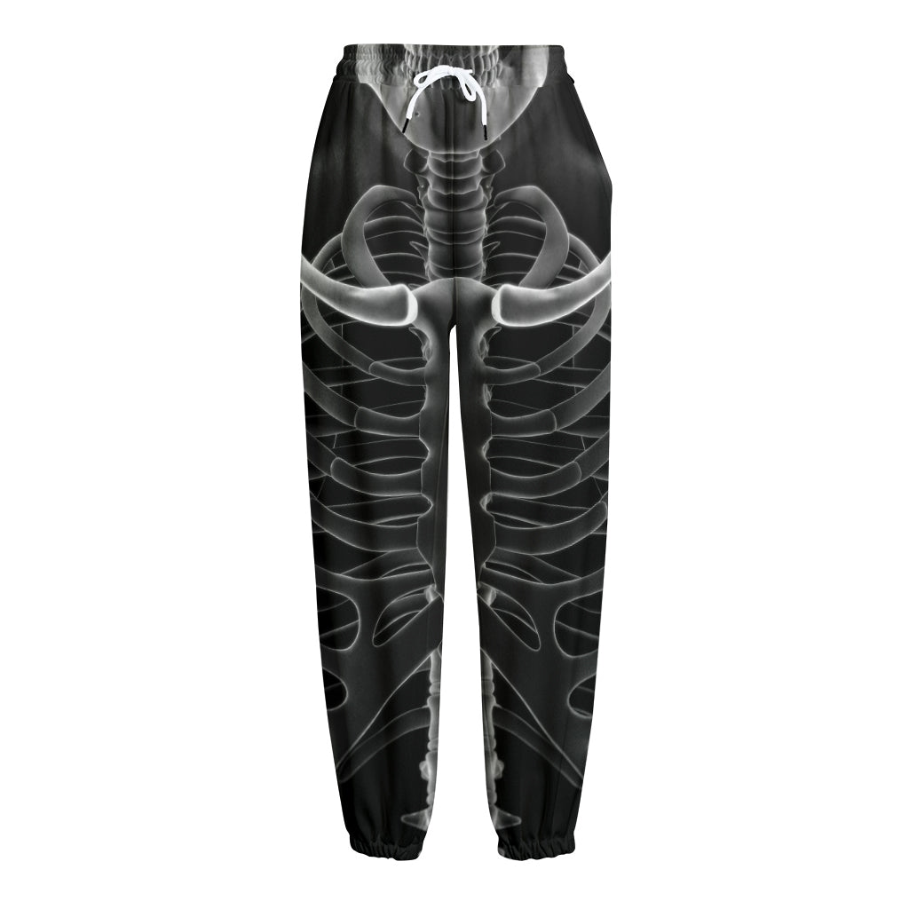 Radiologist X-Ray Film Print Fleece Lined Knit Pants