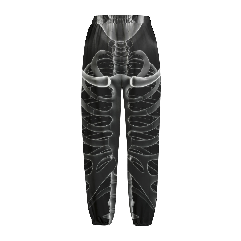Radiologist X-Ray Film Print Fleece Lined Knit Pants