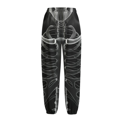 Radiologist X-Ray Film Print Fleece Lined Knit Pants