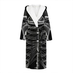 Radiologist X-Ray Film Print Hooded Bathrobe