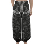 Radiologist X-Ray Film Print Lantern Pants