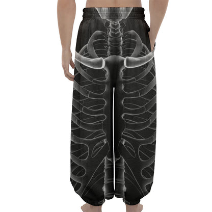 Radiologist X-Ray Film Print Lantern Pants