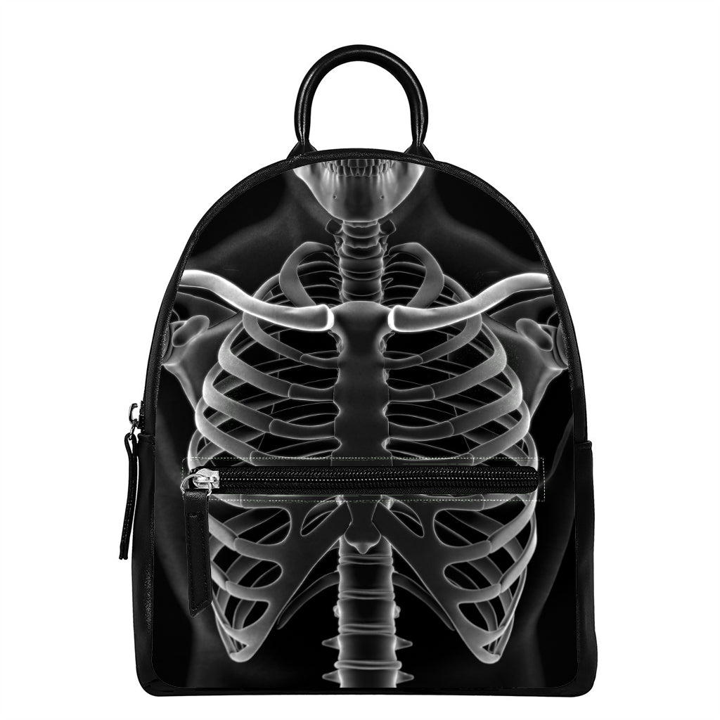 Radiologist X-Ray Film Print Leather Backpack