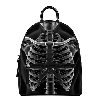 Radiologist X-Ray Film Print Leather Backpack