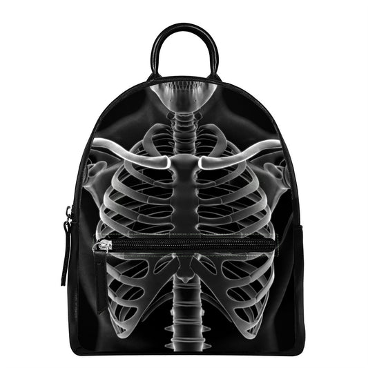 Radiologist X-Ray Film Print Leather Backpack