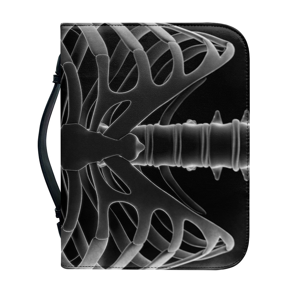 Radiologist X-Ray Film Print Leather Bible Cover