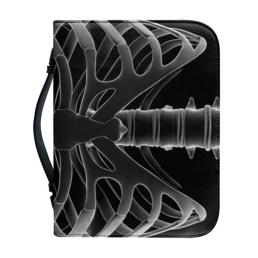 Radiologist X-Ray Film Print Leather Bible Cover