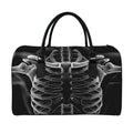 Radiologist X-Ray Film Print Leather Duffel Bag