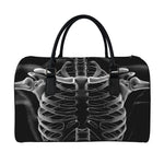 Radiologist X-Ray Film Print Leather Duffle Bag