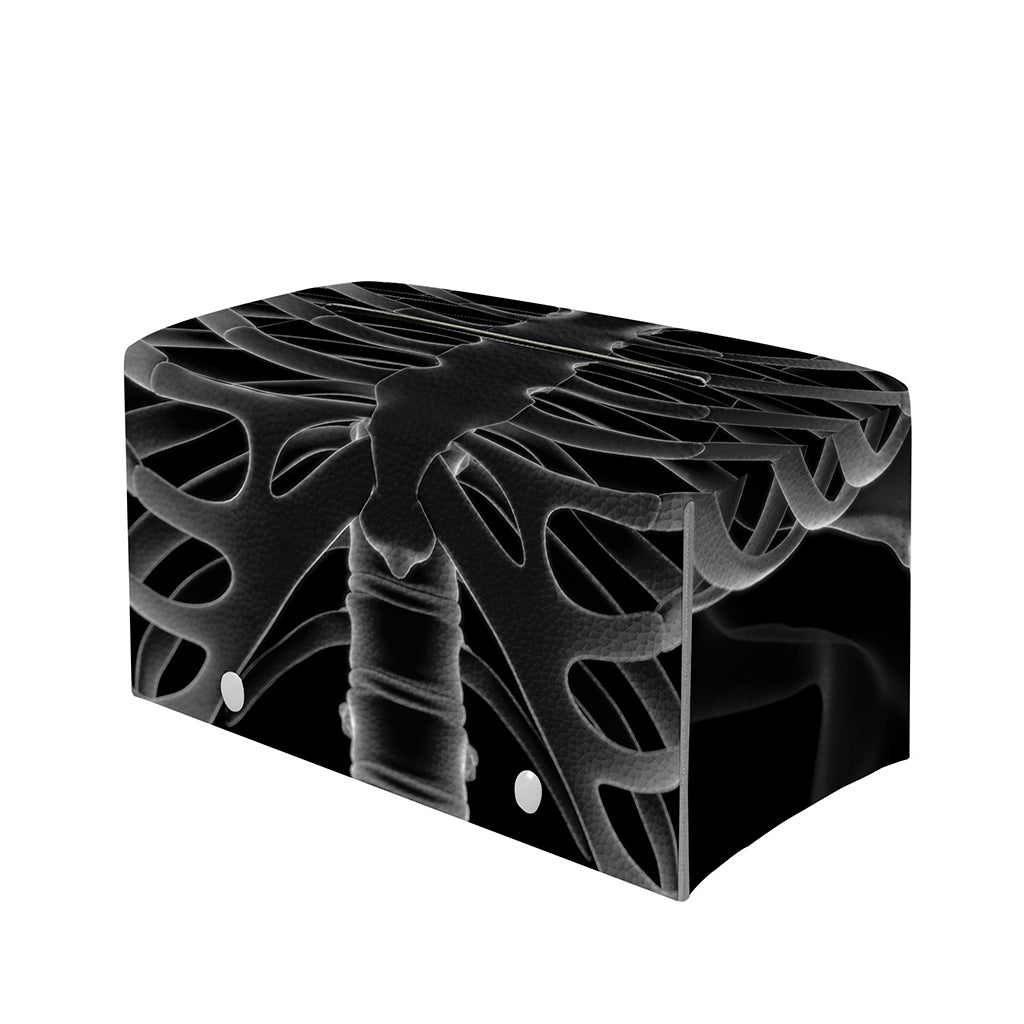 Radiologist X-Ray Film Print Leather Tissue Box Cover