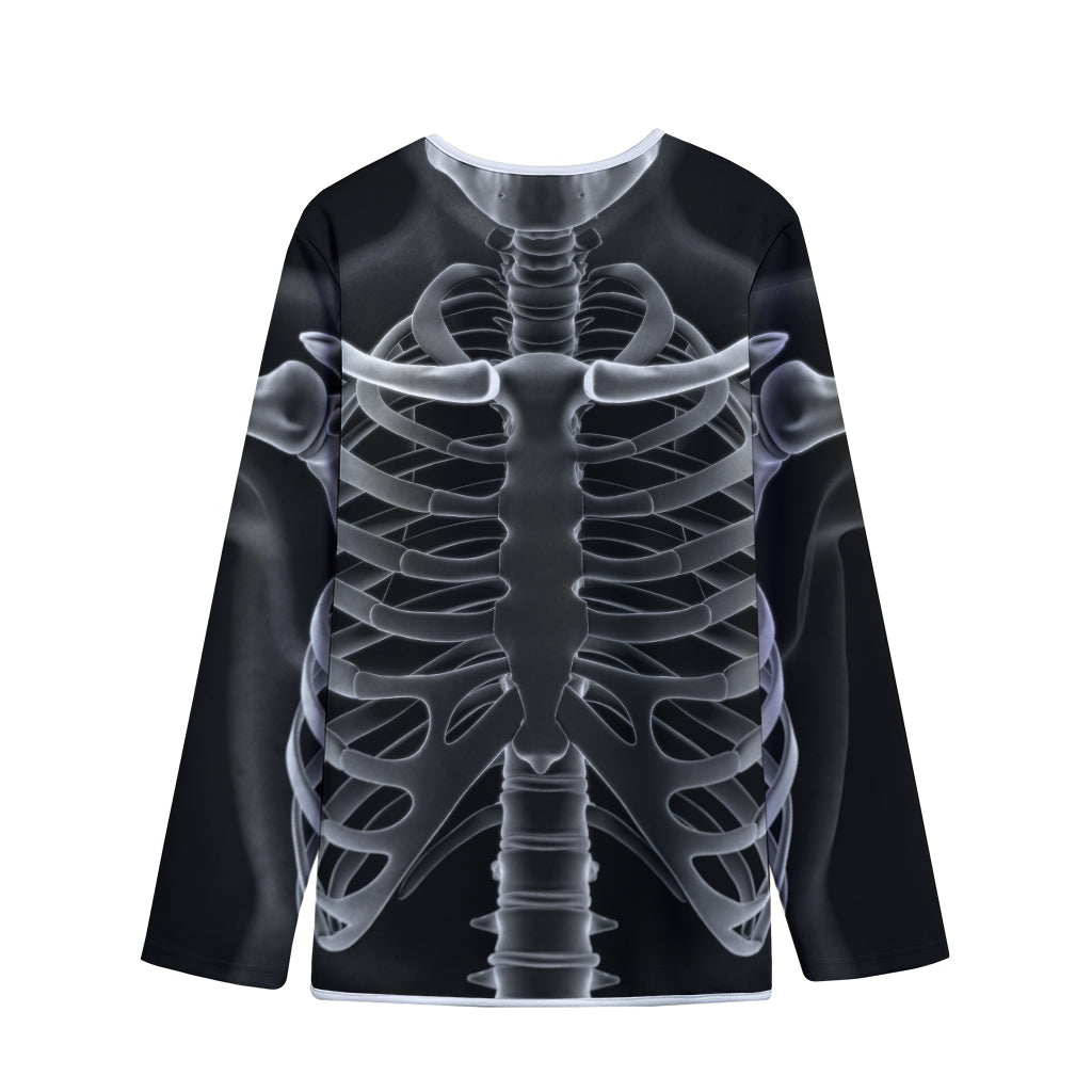 Radiologist X-Ray Film Print Long Sleeve Short Coat