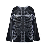 Radiologist X-Ray Film Print Long Sleeve Short Coat