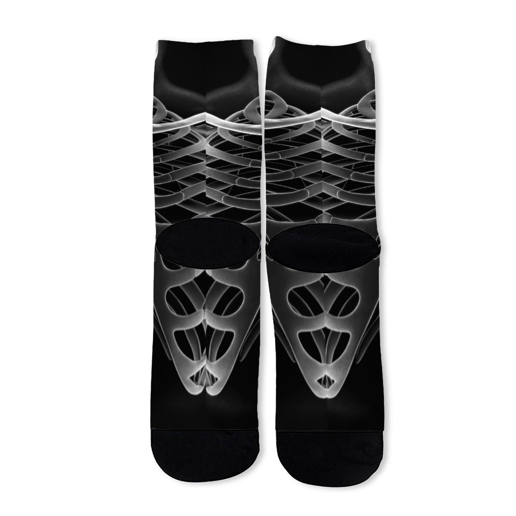 Radiologist X-Ray Film Print Long Socks