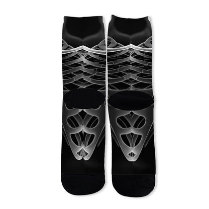 Radiologist X-Ray Film Print Long Socks