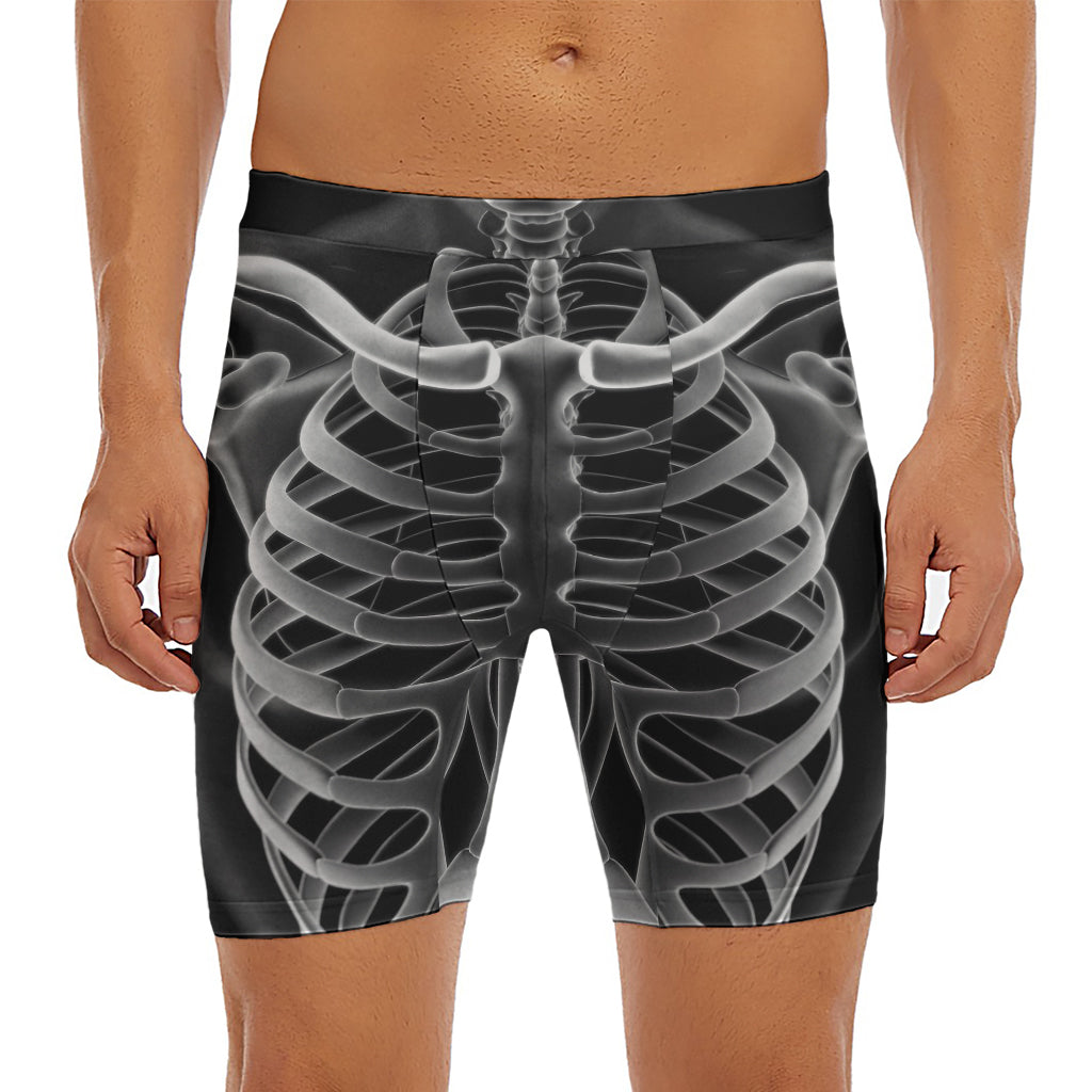 Radiologist X-Ray Film Print Men's Long Boxer Briefs