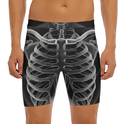 Radiologist X-Ray Film Print Men's Long Boxer Briefs