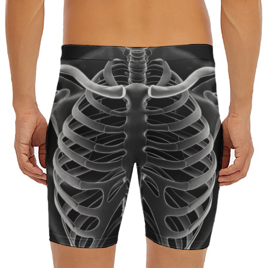 Radiologist X-Ray Film Print Men's Long Boxer Briefs