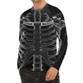 Radiologist X-Ray Film Print Men's Long Sleeve Rash Guard
